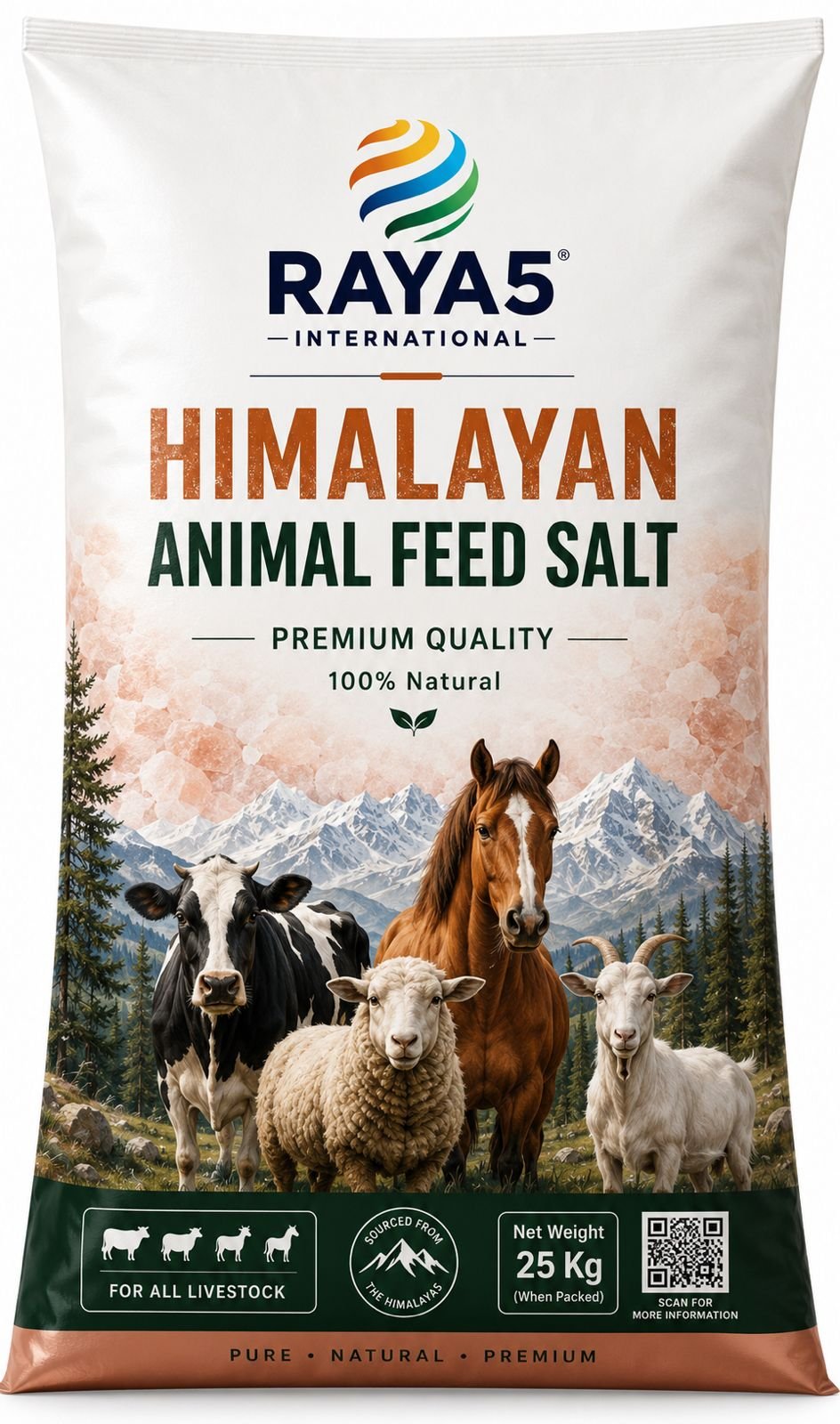 Raya5 Animal Feed Salt 25Kg